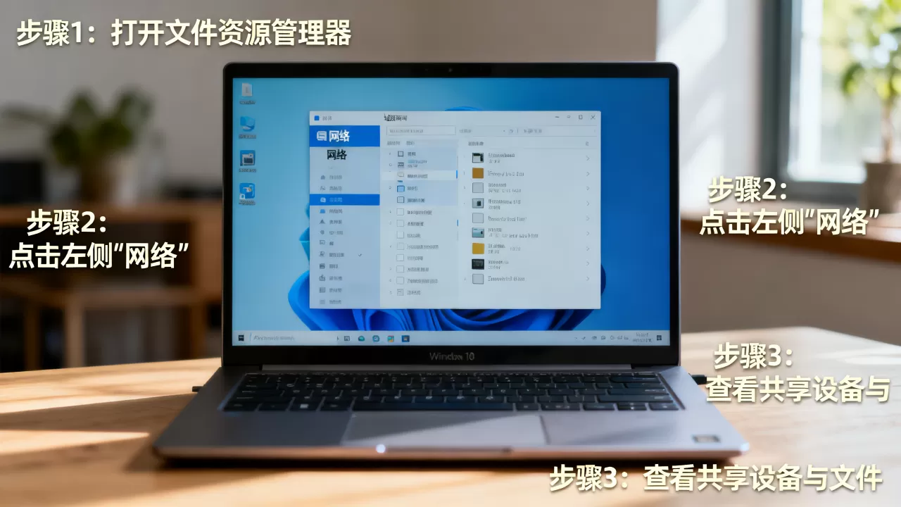 Win10怎么查看局域网共享文件？电脑怎么搜索局域网共享