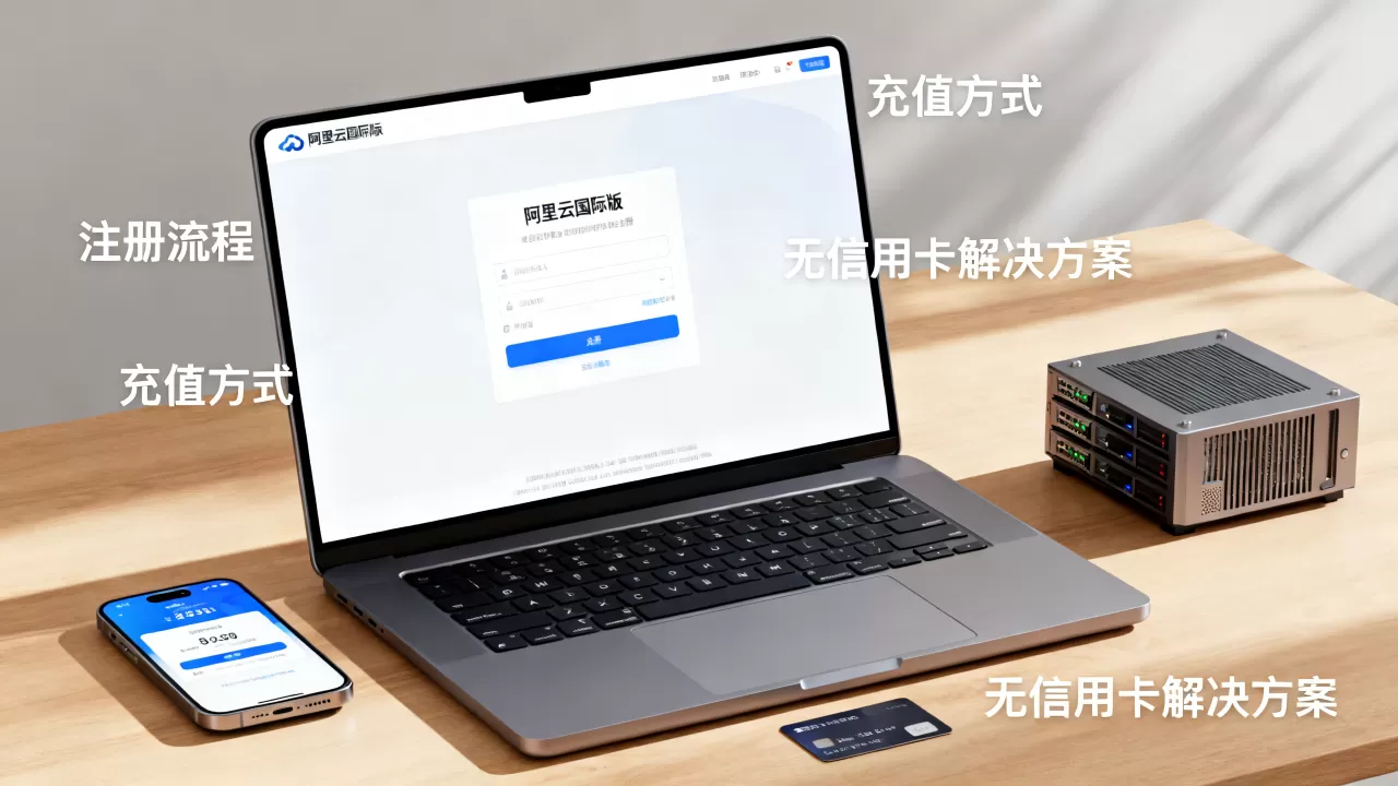 阿里云国际版注册充值难？无信用卡如何购买服务器