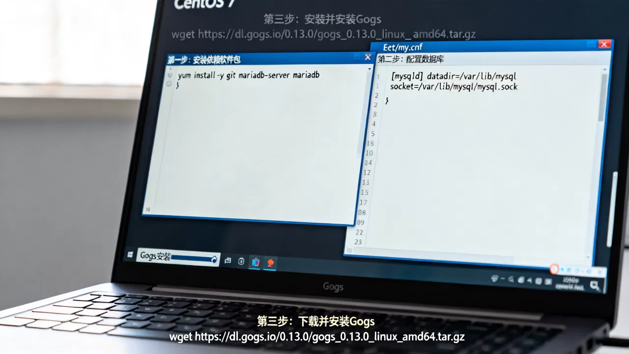 CentOS 7怎么安装配置Gogs？CentOS 7搭建私有Git仓库教程