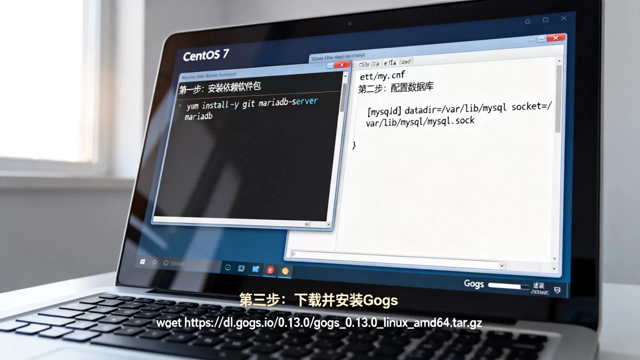 CentOS 7怎么安装配置Gogs？CentOS 7搭建私有Git仓库教程