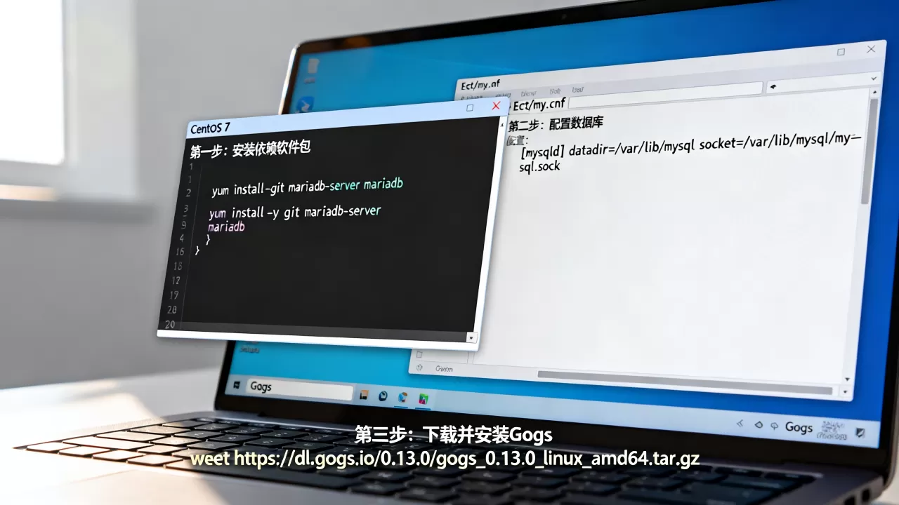 CentOS 7怎么安装配置Gogs？CentOS 7搭建私有Git仓库教程