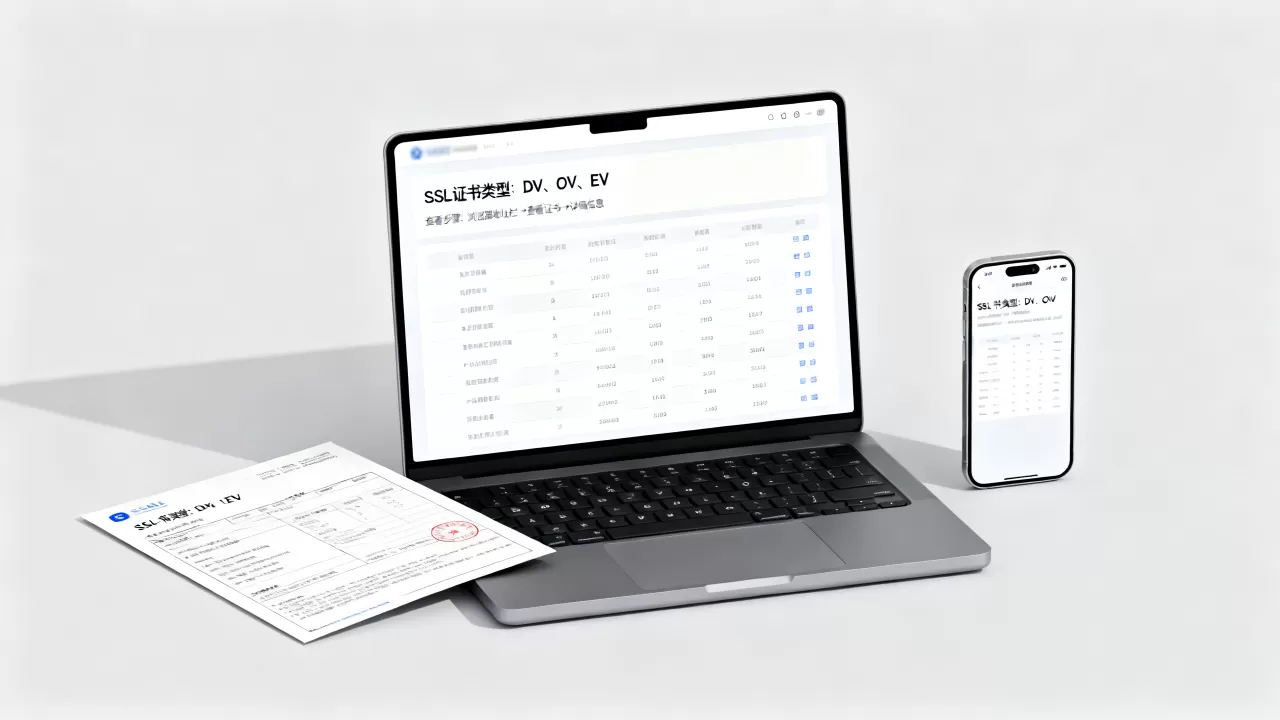 网站SSL证书有哪些类型？如何查看SSL证书类型