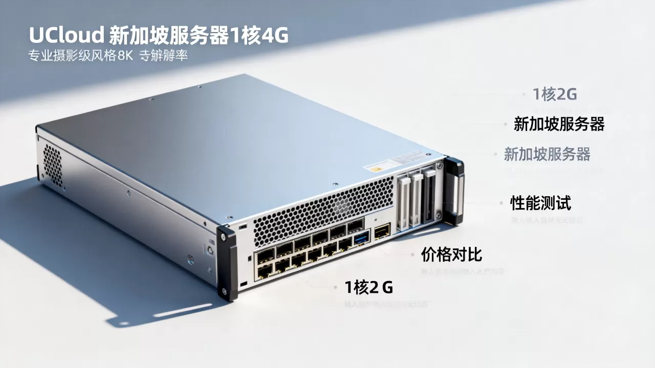 UCloud新加坡服务器1核2G性能如何？新加坡云服务器价格