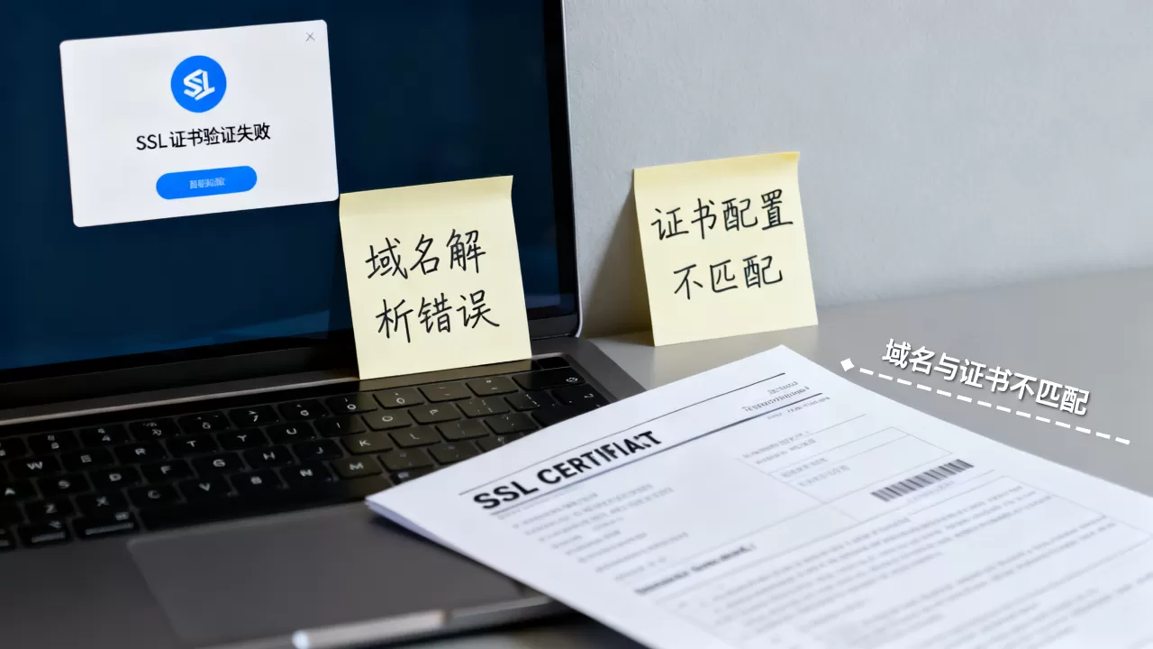 SSL证书域名验证为何失败？SSL证书域名验证提示验证失败的原因