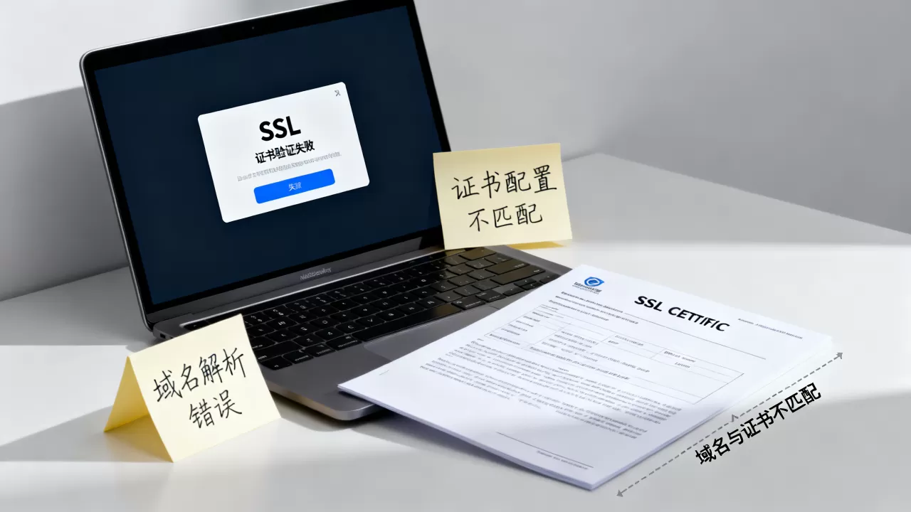 SSL证书域名验证为何失败？SSL证书域名验证提示验证失败的原因