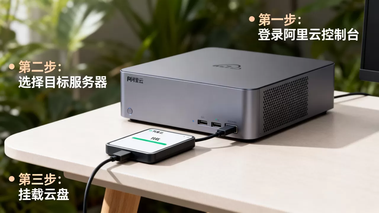 阿里云服务器如何挂载云盘？挂载数据盘详细步骤