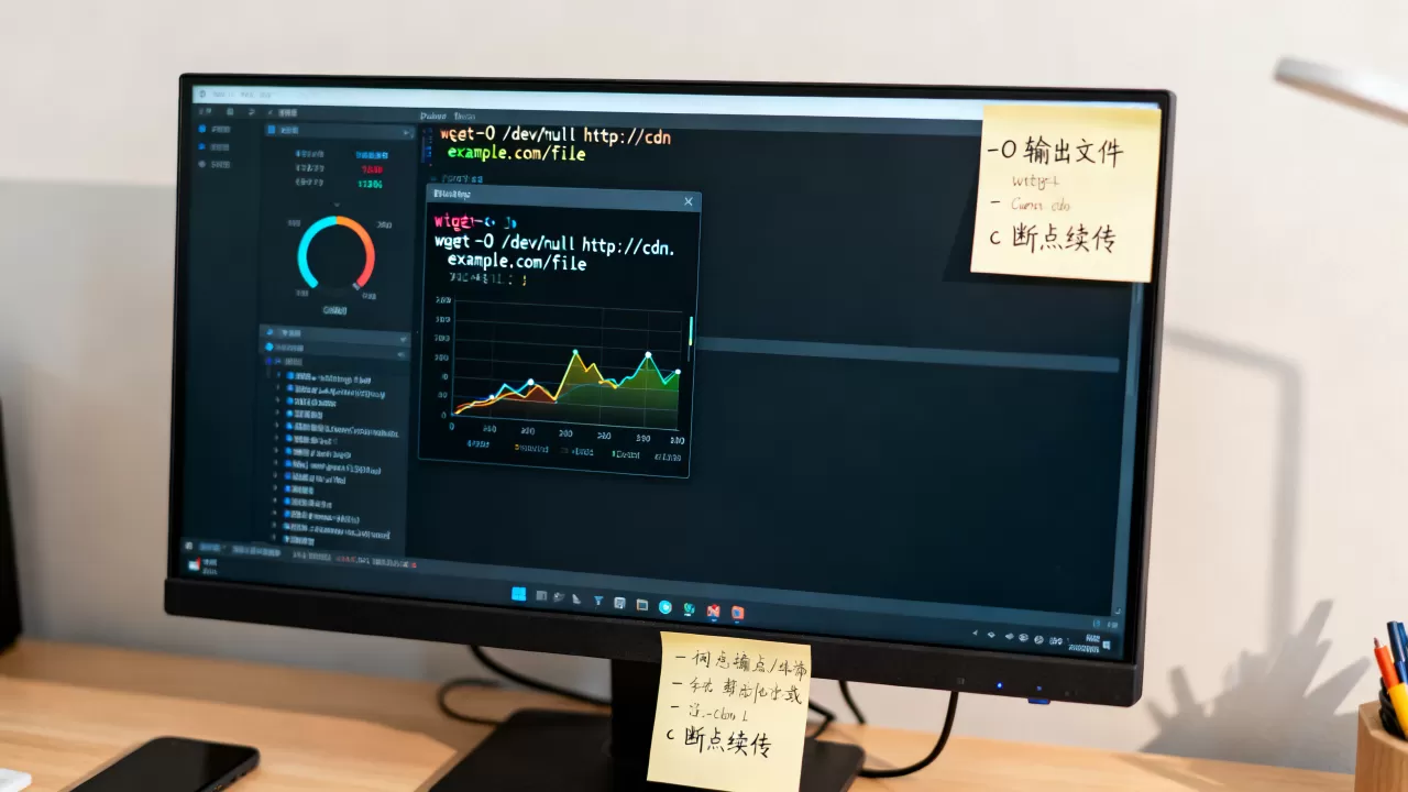 wget下载测速cdn怎么操作？wget命令参数详解