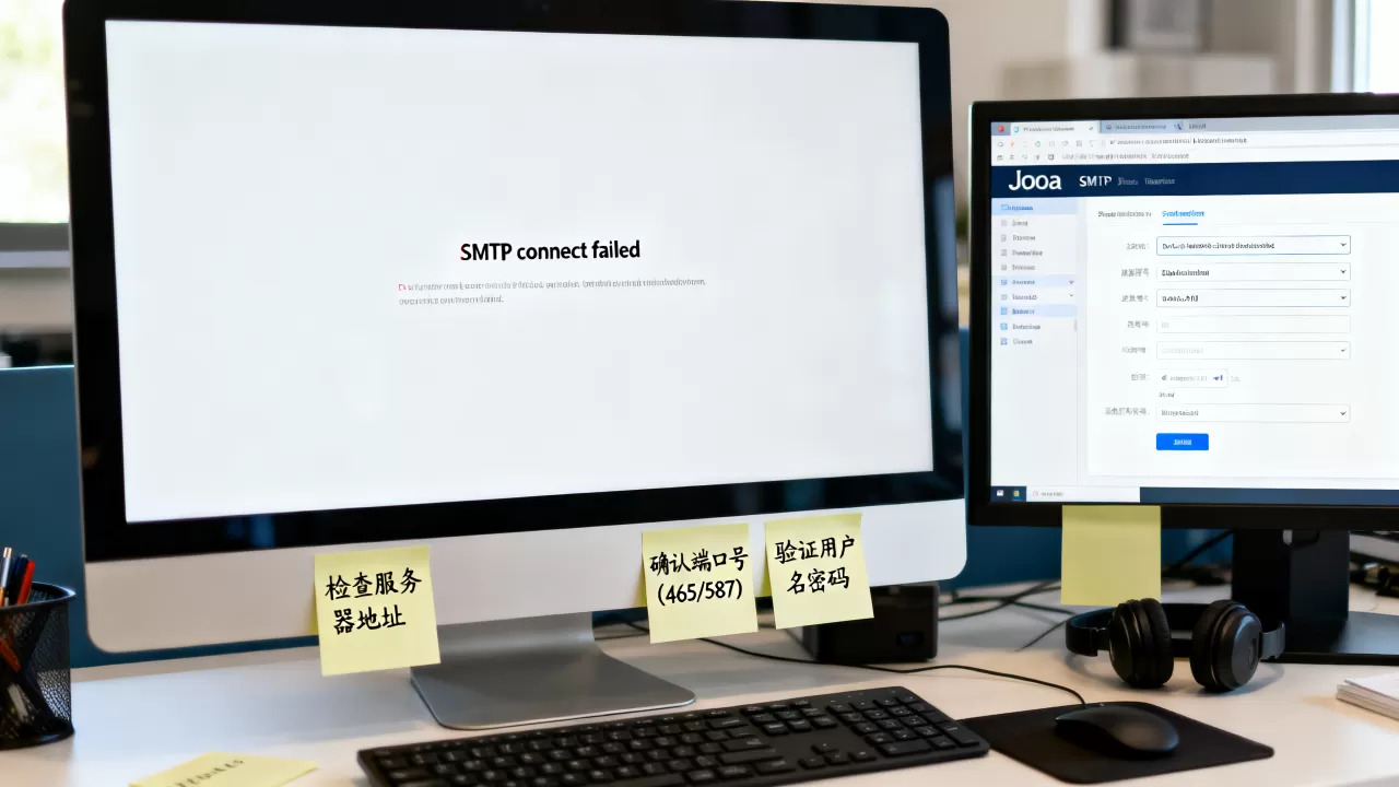 Joomla提示SMTP connect failed怎么修?joomla邮件发送失败解决方法 Joomla提示SMTP connect failed怎么修?joomla邮件发送失败解决方法