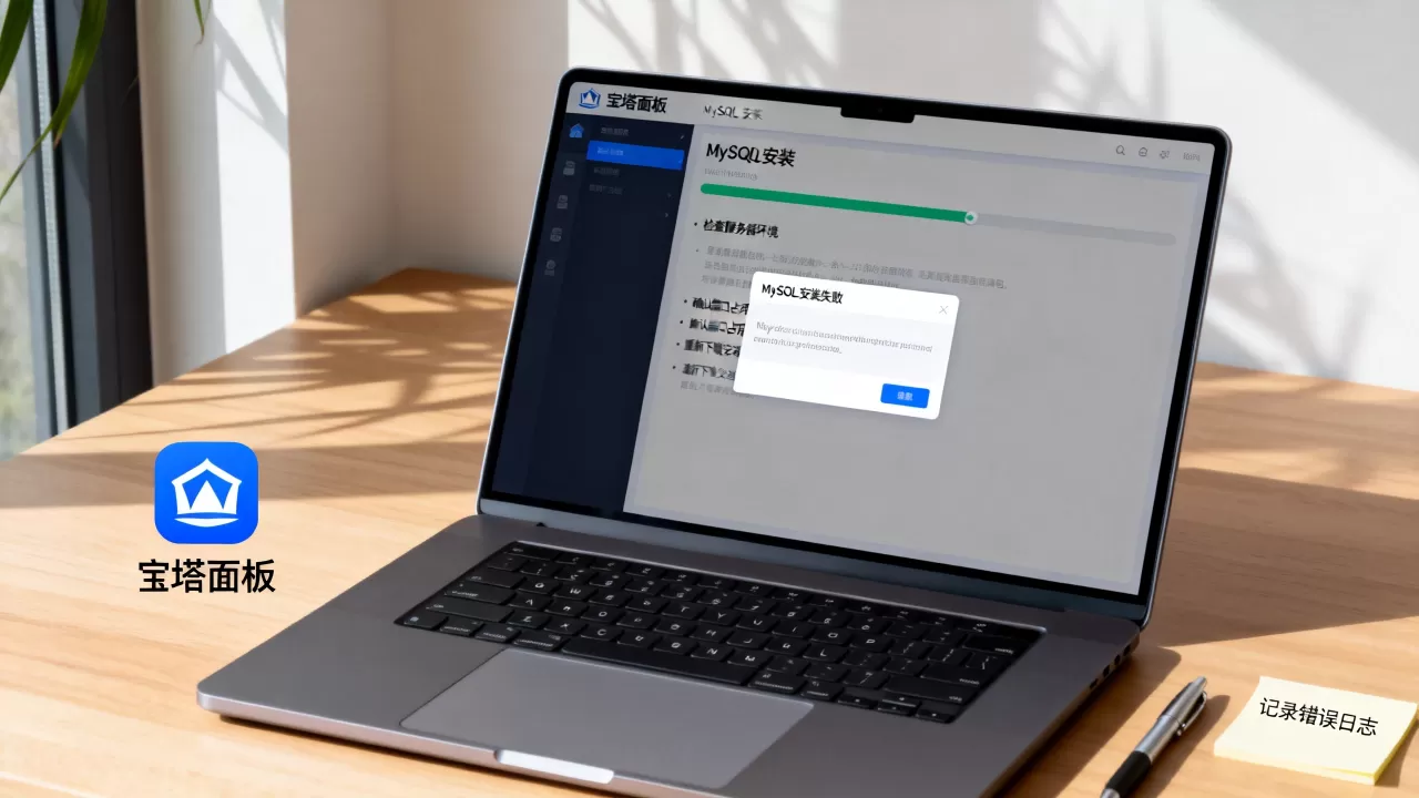 宝塔面板MySQL安装失败怎么办？宝塔面板安装MySQL报错解决方法