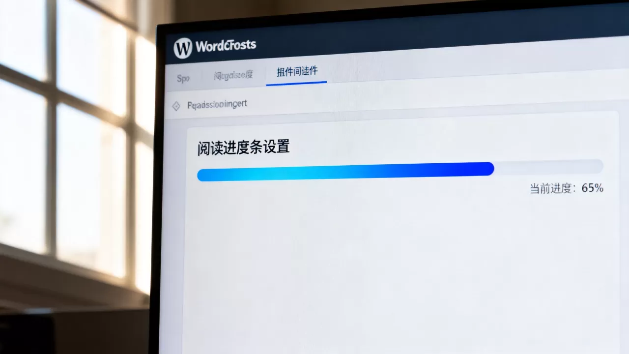 WordPress阅读进度条怎么添加？WordPress实现阅读进度条插件