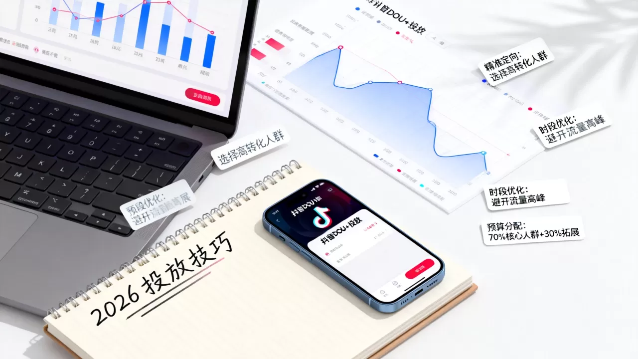 2026年抖音DOU投放技巧有哪些？抖音DOU+投放怎么省钱