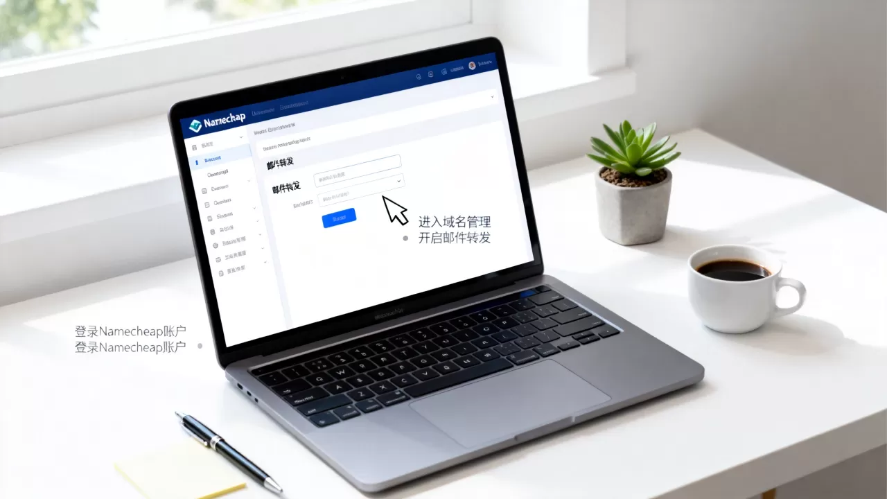 Namecheap域名怎么设置免费邮件转发？域名邮箱转发功能怎么开
