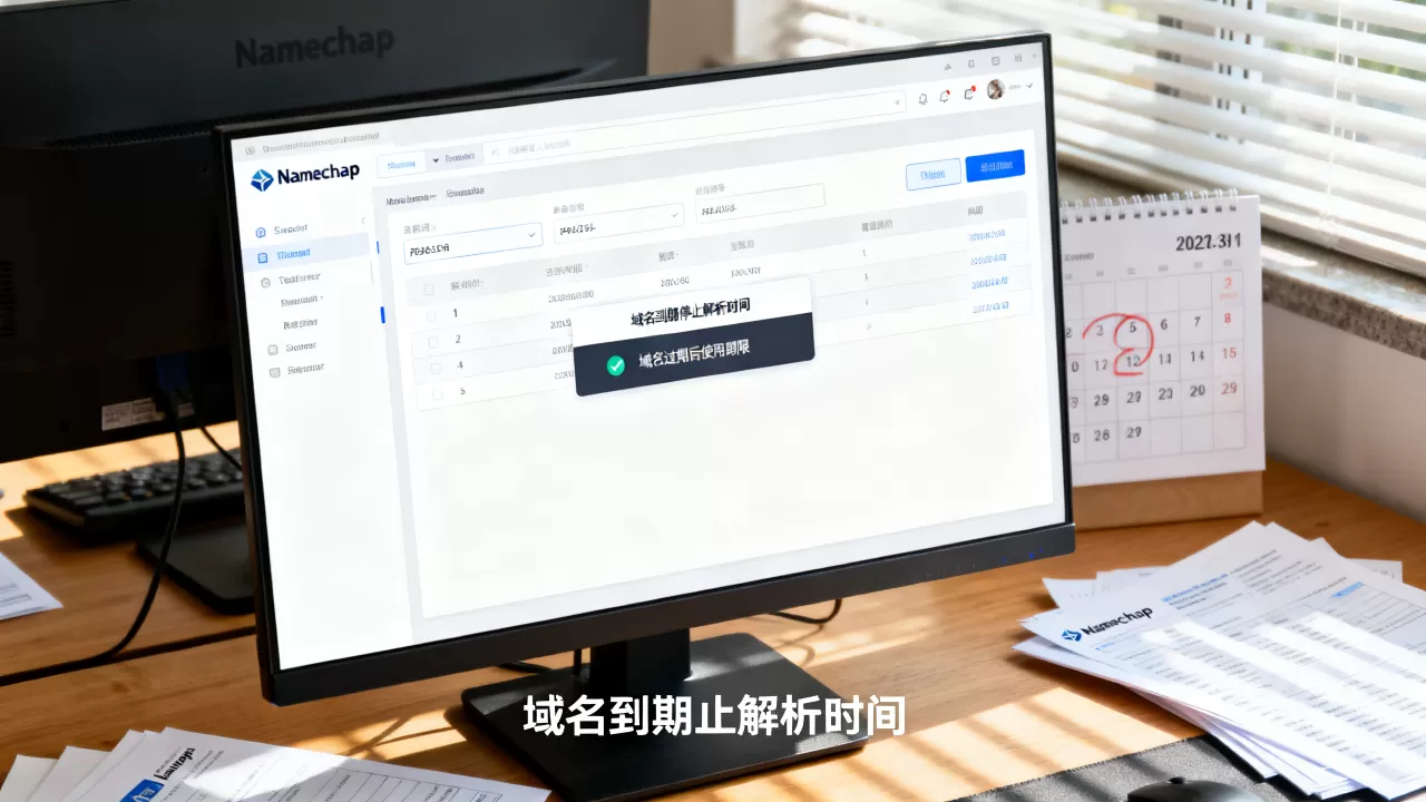 Namecheap域名到期多久停止解析？域名到期后还能用多久