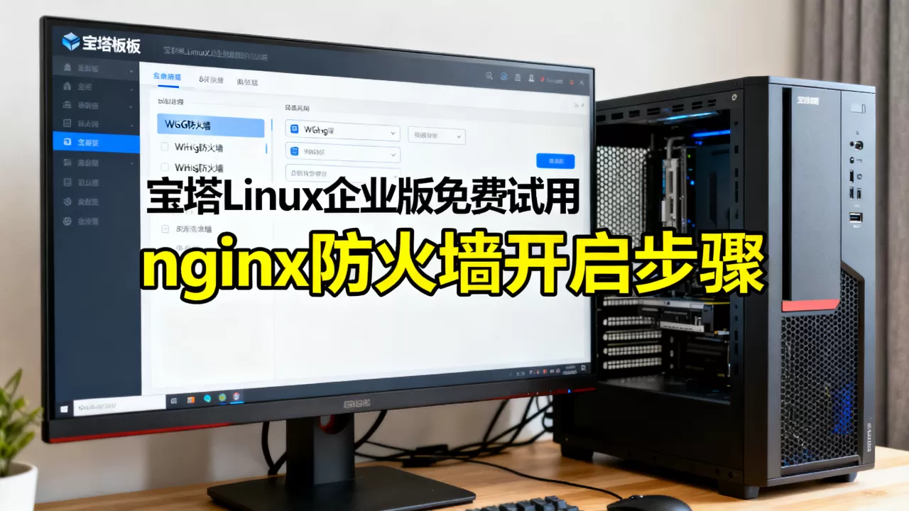 宝塔Linux企业版免费试用吗？宝塔面板nginx防火墙怎么开
