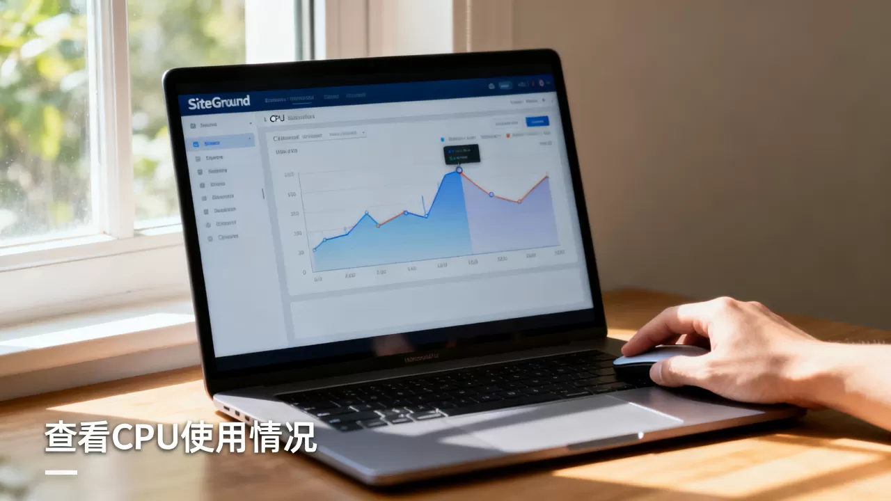 SiteGround美国主机如何查看CPU资源使用情况？