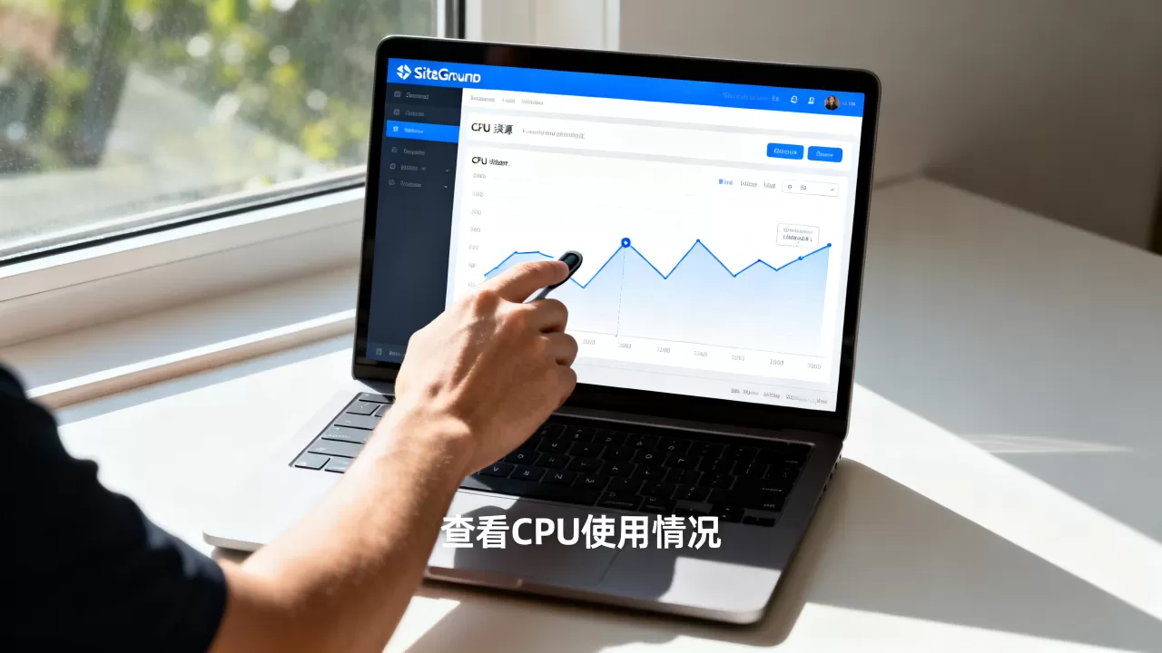 SiteGround美国主机如何查看CPU资源使用情况？