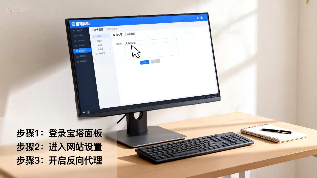 宝塔面板反向代理怎么设置？宝塔面板反向代理配置教程