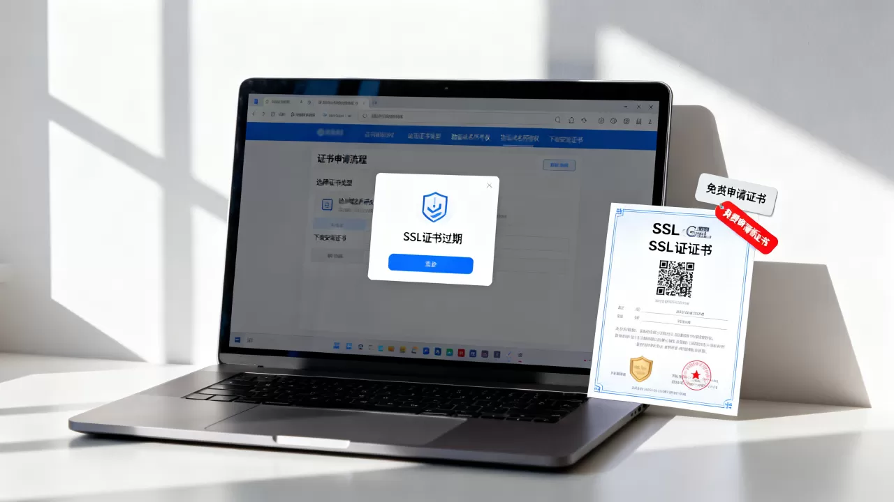 SSL证书过期会导致网站打不开吗？如何免费申请新证书