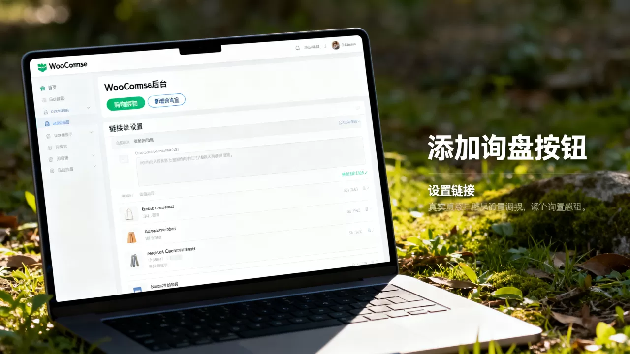 WooCommerce购物按钮下怎么加询盘按钮？如何添加询盘链接