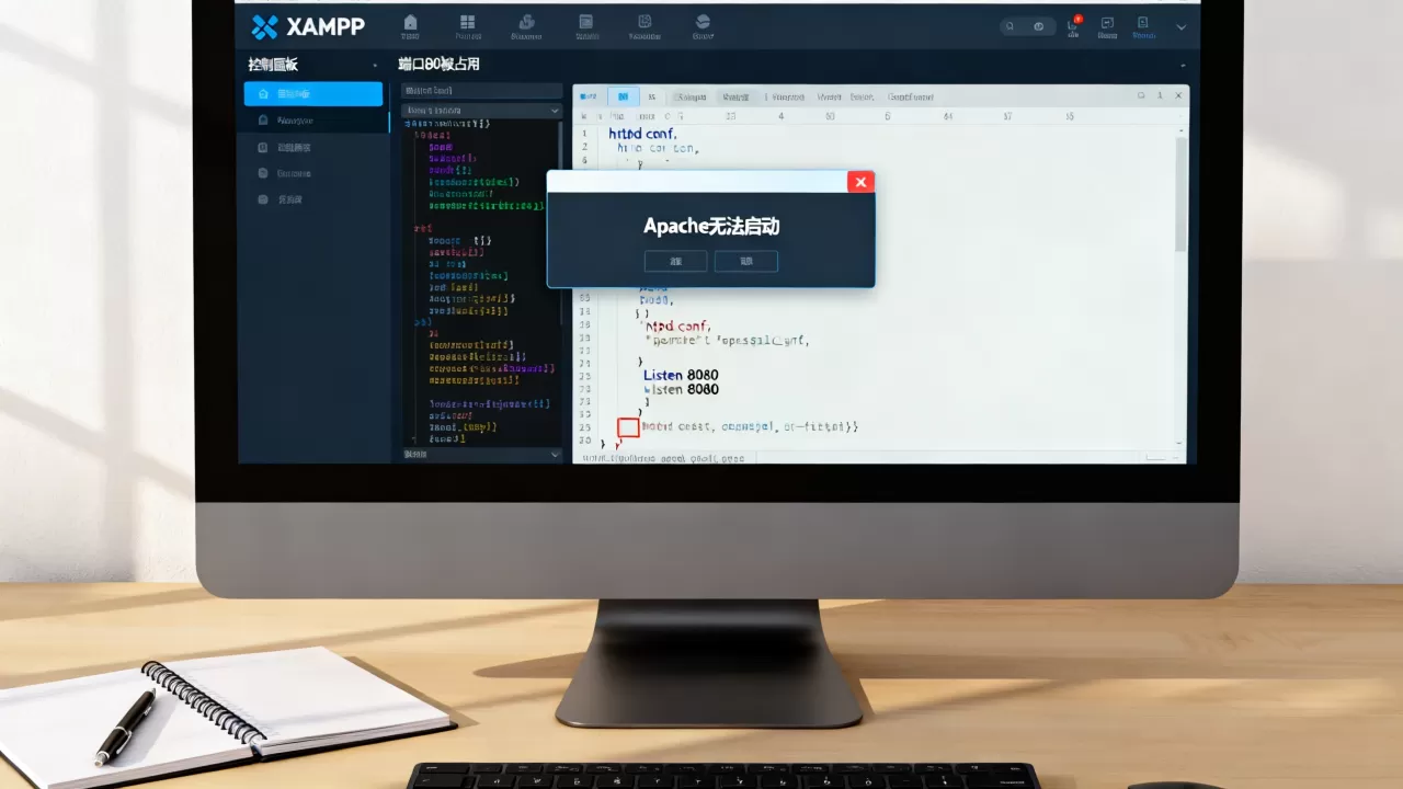 XAMPP Apache无法启动怎么办？如何快速解决端口占用问题
