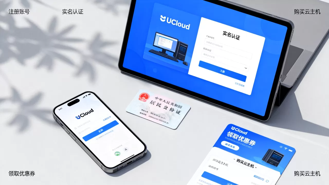 UCloud账号注册实名认证及领券购买云主机图文教程？UCloud新用户注册领券优惠