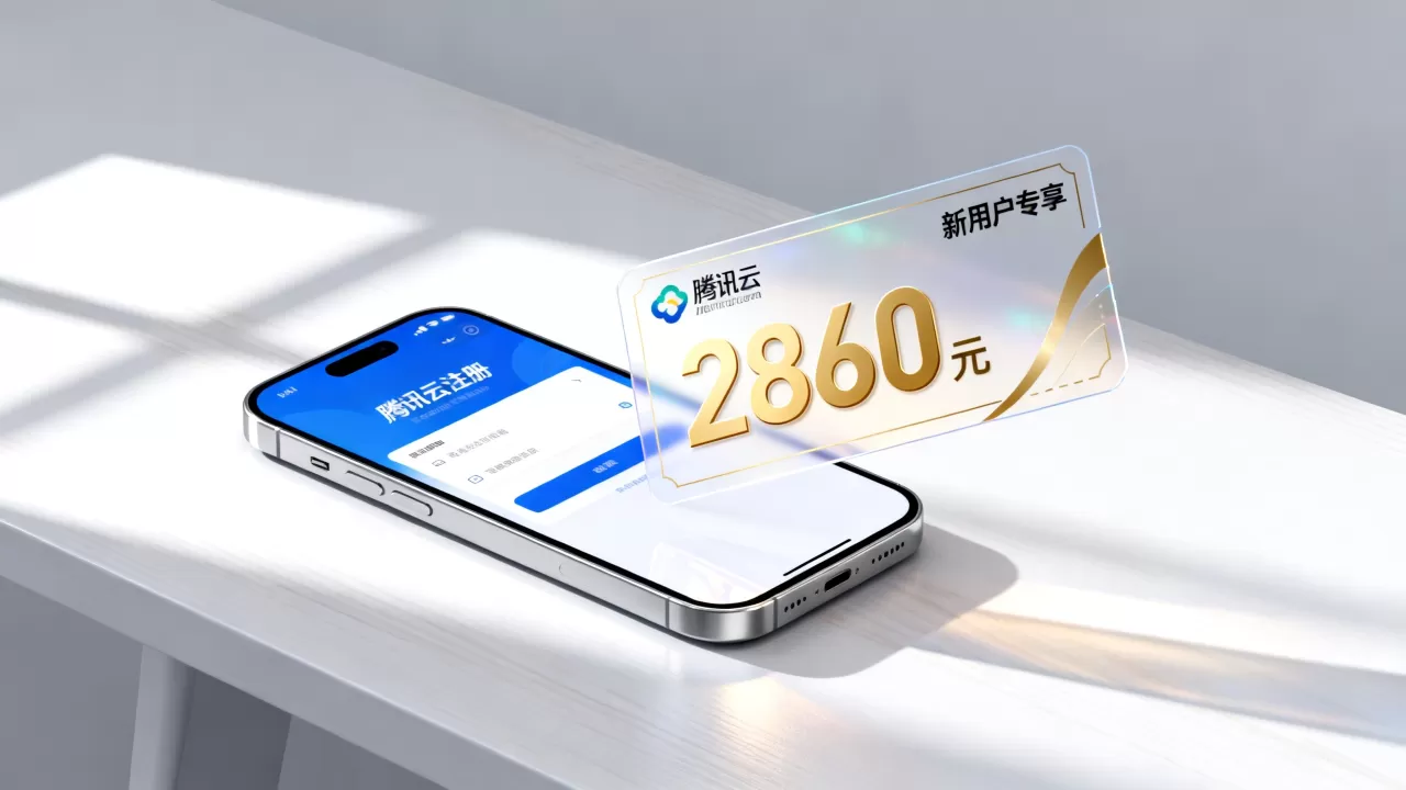 腾讯云新用户注册送2860元代金券是真的吗？腾讯云新用户注册送2860元代金券怎么领