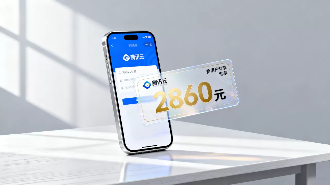腾讯云新用户注册送2860元代金券是真的吗？腾讯云新用户注册送2860元代金券怎么领