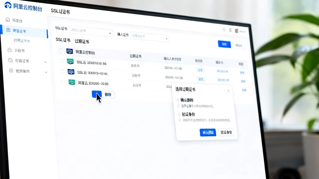 阿里云SSL证书过期怎么删除？阿里云删除过期证书详细教程
