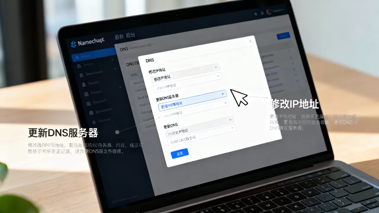 Namecheap怎么改域名IP?Namecheap更新DNS服务器教程 Namecheap怎么改域名IP?Namecheap更新DNS服务器教程