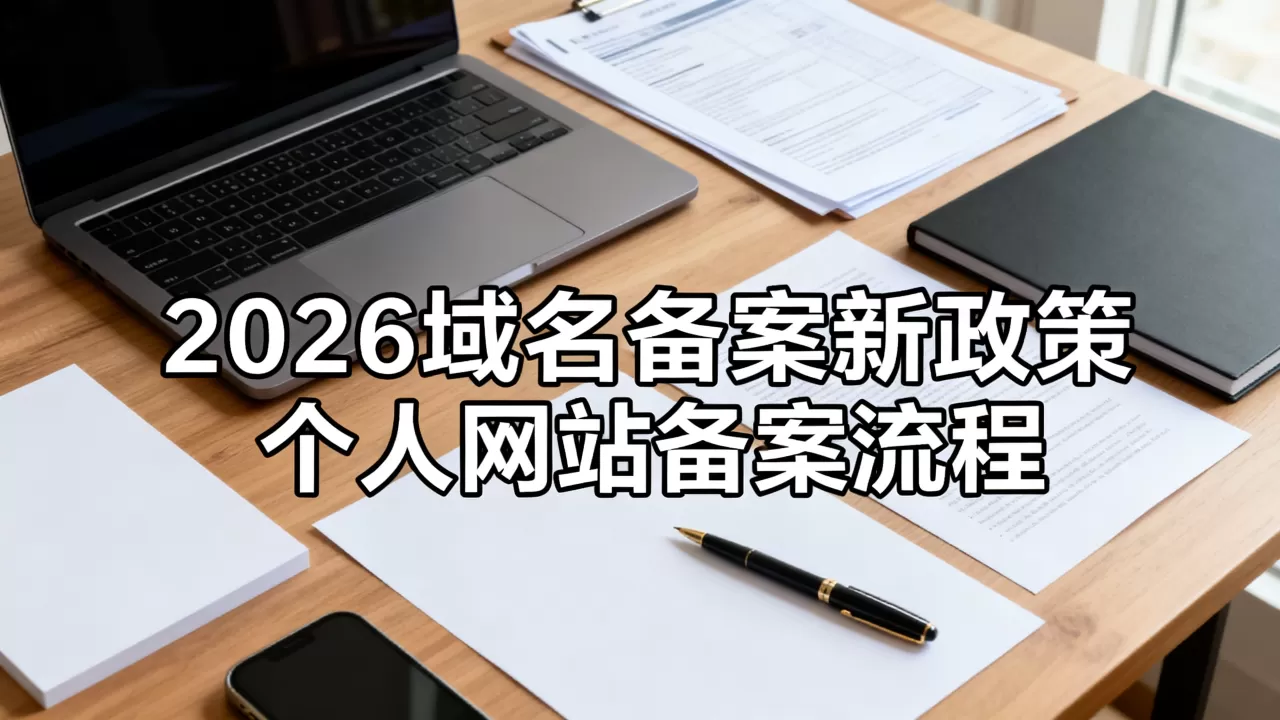 2026年域名备案新政策是什么？个人网站域名备案流程