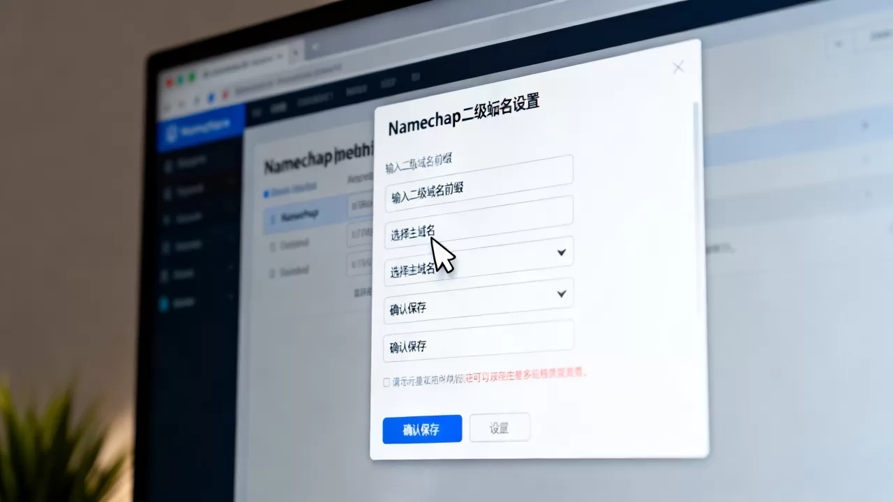 Namecheap如何创建二级域名？Namecheap二级域名怎么设置