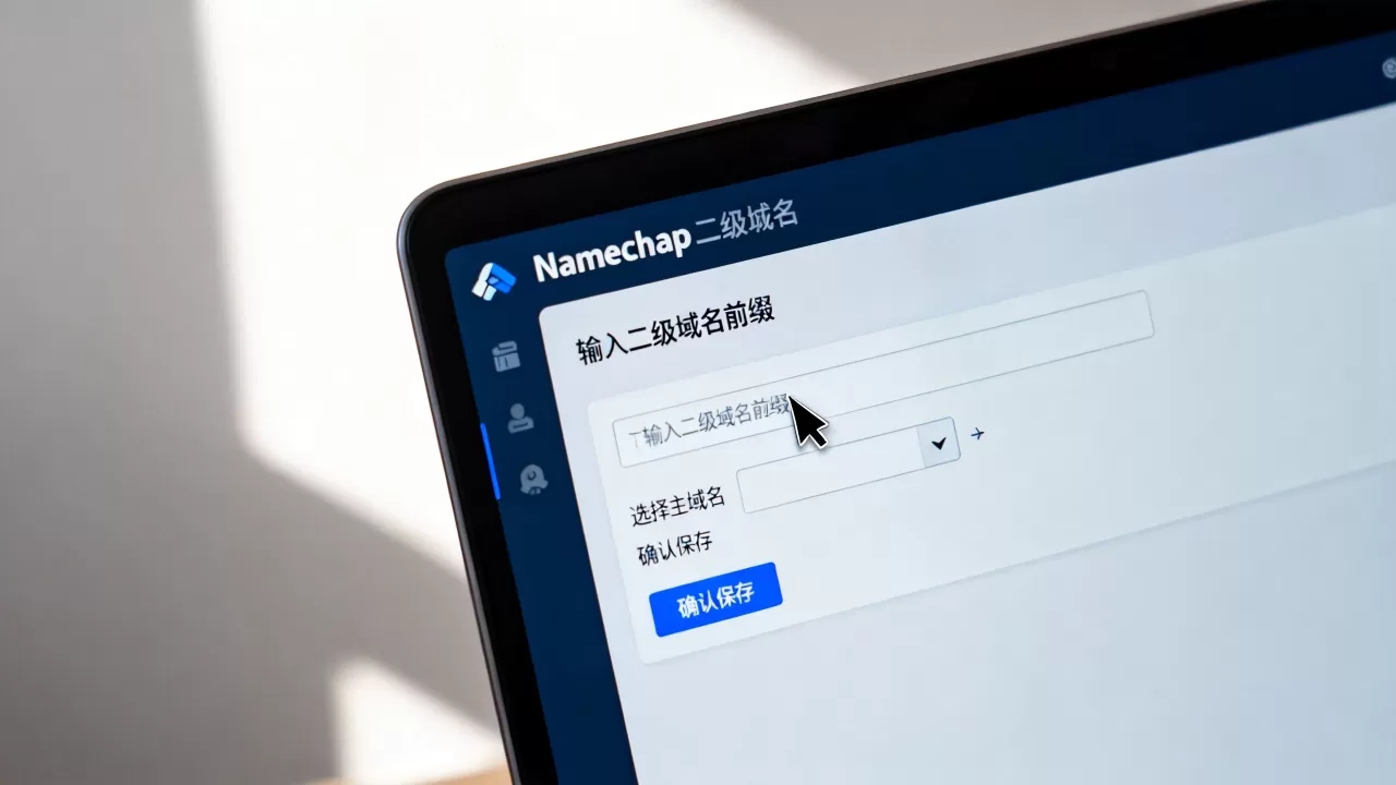 Namecheap如何创建二级域名？Namecheap二级域名怎么设置