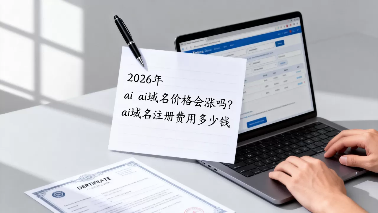 2026年ai域名价格会涨吗？ai域名注册费用多少钱