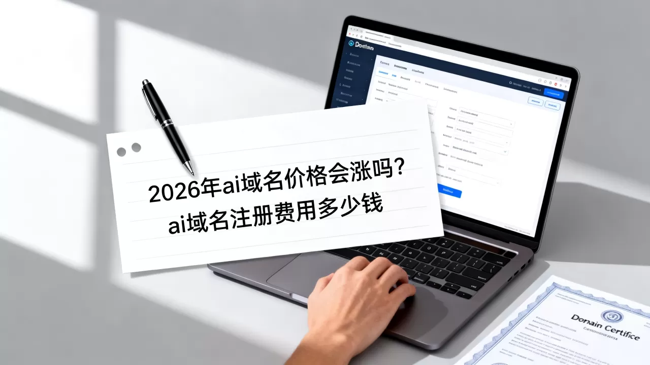 2026年ai域名价格会涨吗？ai域名注册费用多少钱