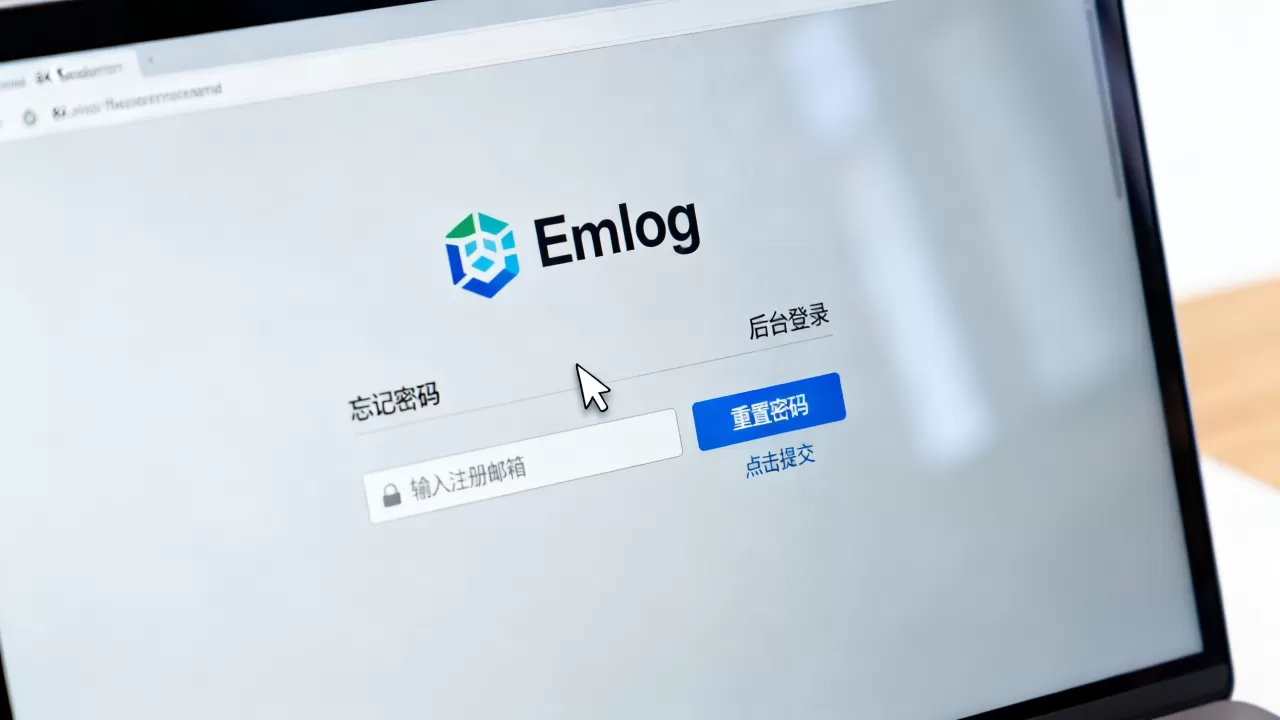 Emlog忘记密码怎么找回？Emlog后台密码重置教程