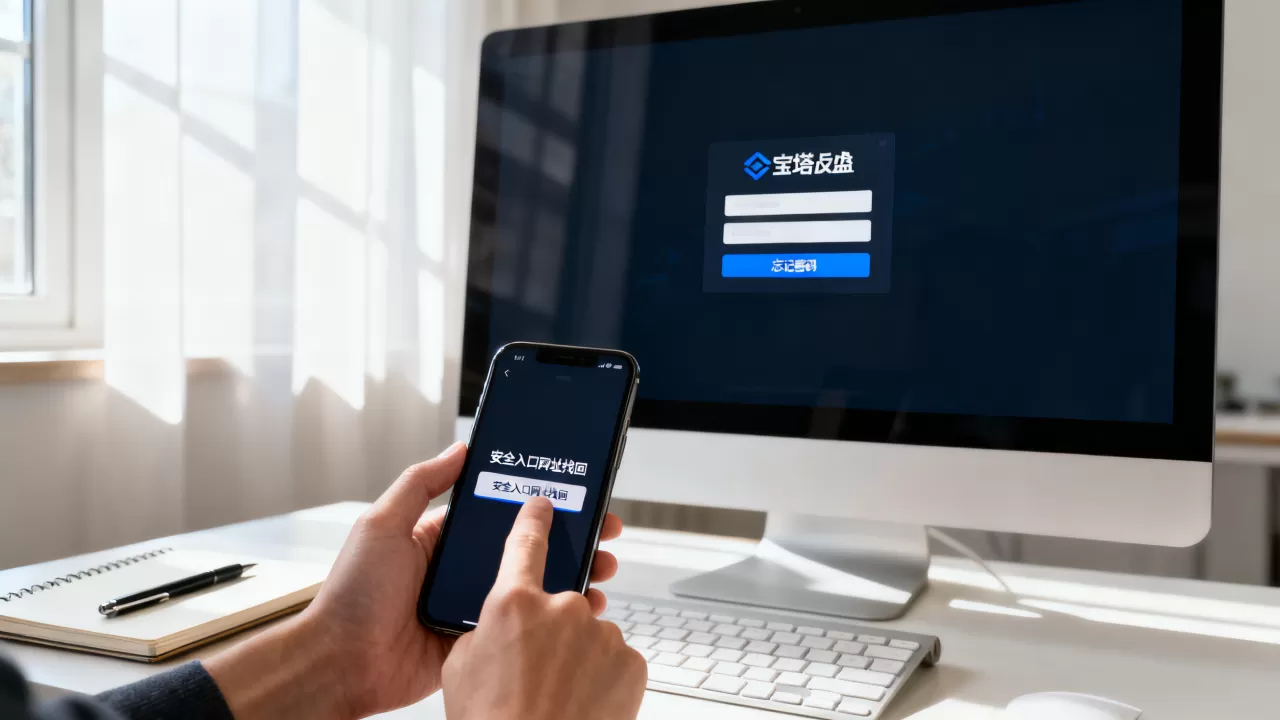 宝塔面板登录不上怎么办？安全入口网址忘记如何找回