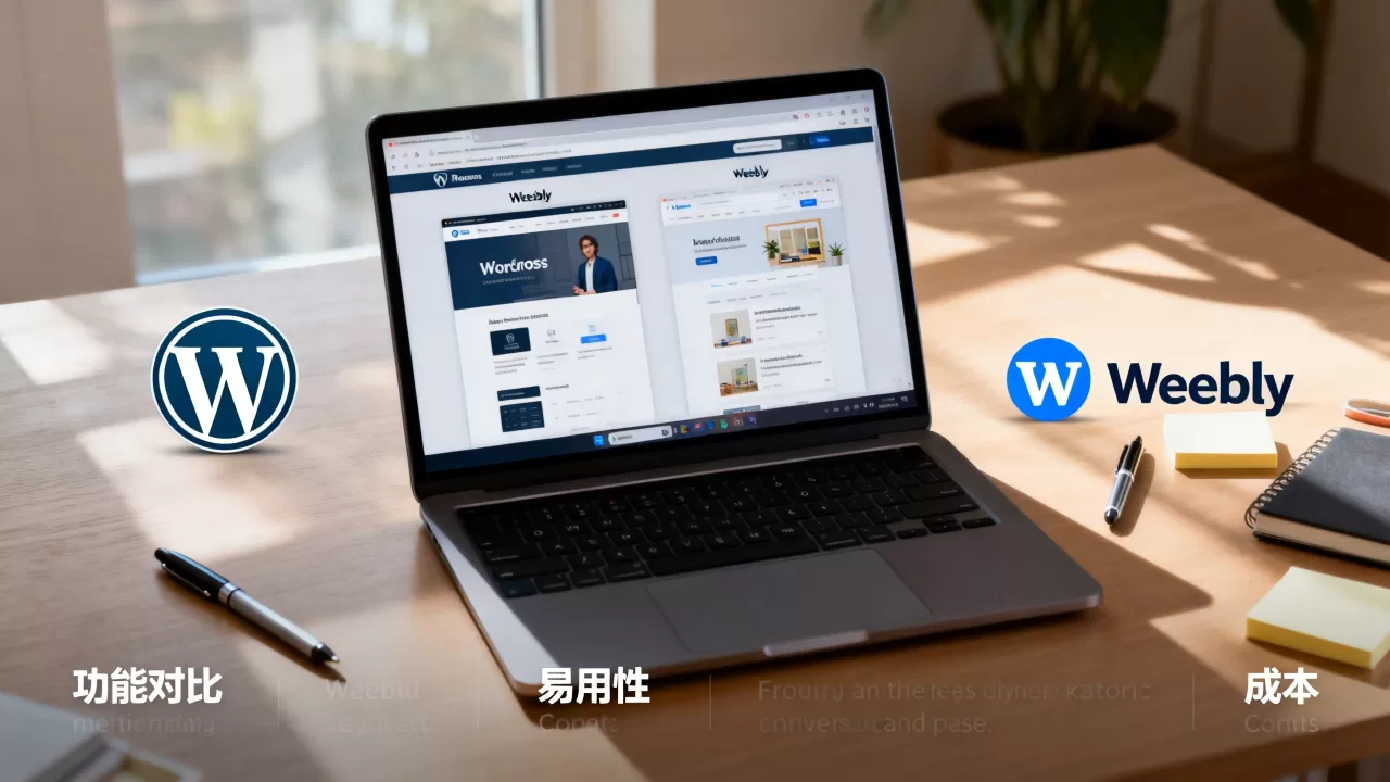 WordPress和Weebly哪个好用？建站系统对比