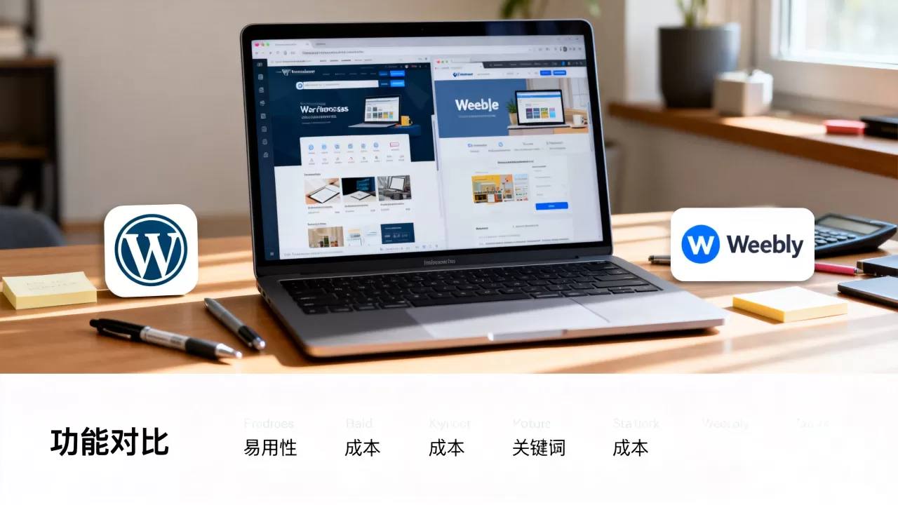 WordPress和Weebly哪个好用？建站系统对比