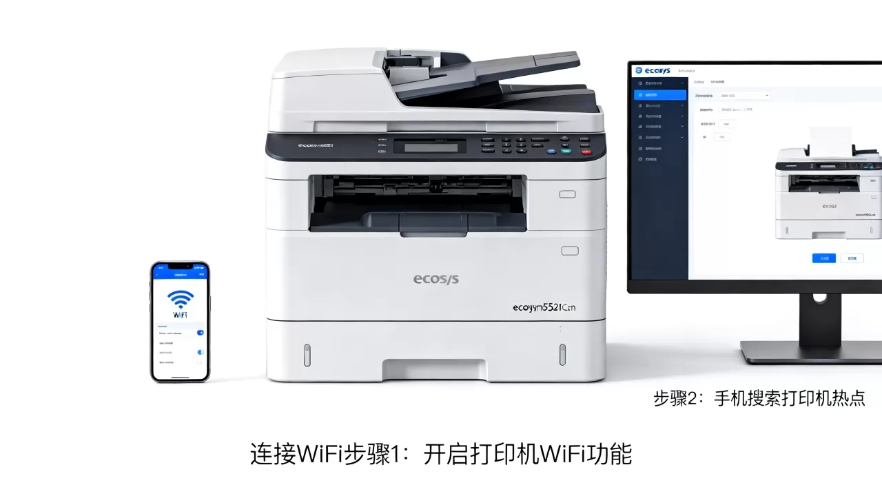 ecosysm5521cdn是什么？ecosysm5521cdn打印机怎么连接WiFi