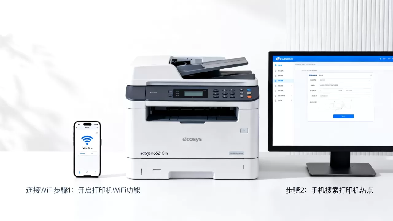 ecosysm5521cdn是什么？ecosysm5521cdn打印机怎么连接WiFi