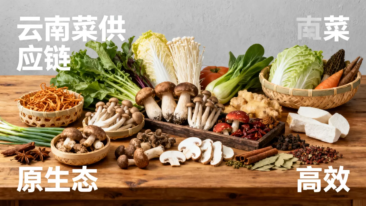 共塑高效原生态云南菜供应链如何实现？云南菜供应链有哪些优势