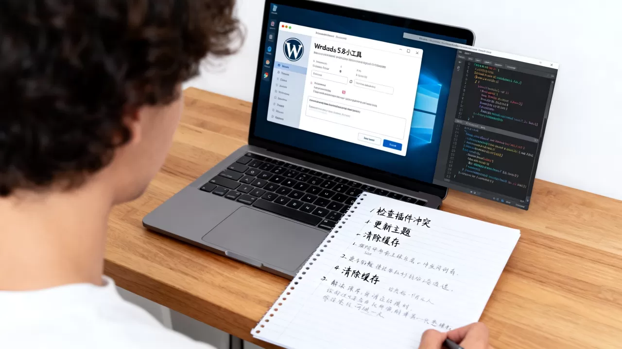 WordPress 5.8更新后小工具打不开怎么办？wp5.8小工具故障解决