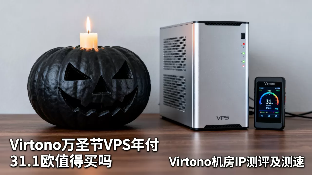 Virtono万圣节VPS年付31.1欧值得买吗,Virtono机房IP测评及测速 Virtono万圣节VPS年付31.1欧值得买吗,Virtono机房IP测评及测速