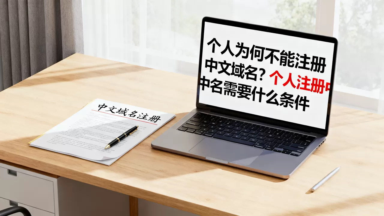 个人为何不能注册中文域名？个人注册中文域名需要什么条件