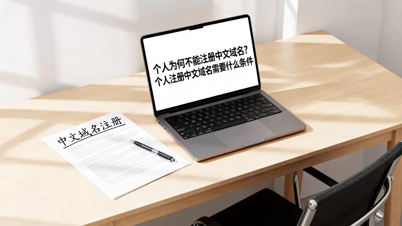 个人为何不能注册中文域名？个人注册中文域名需要什么条件