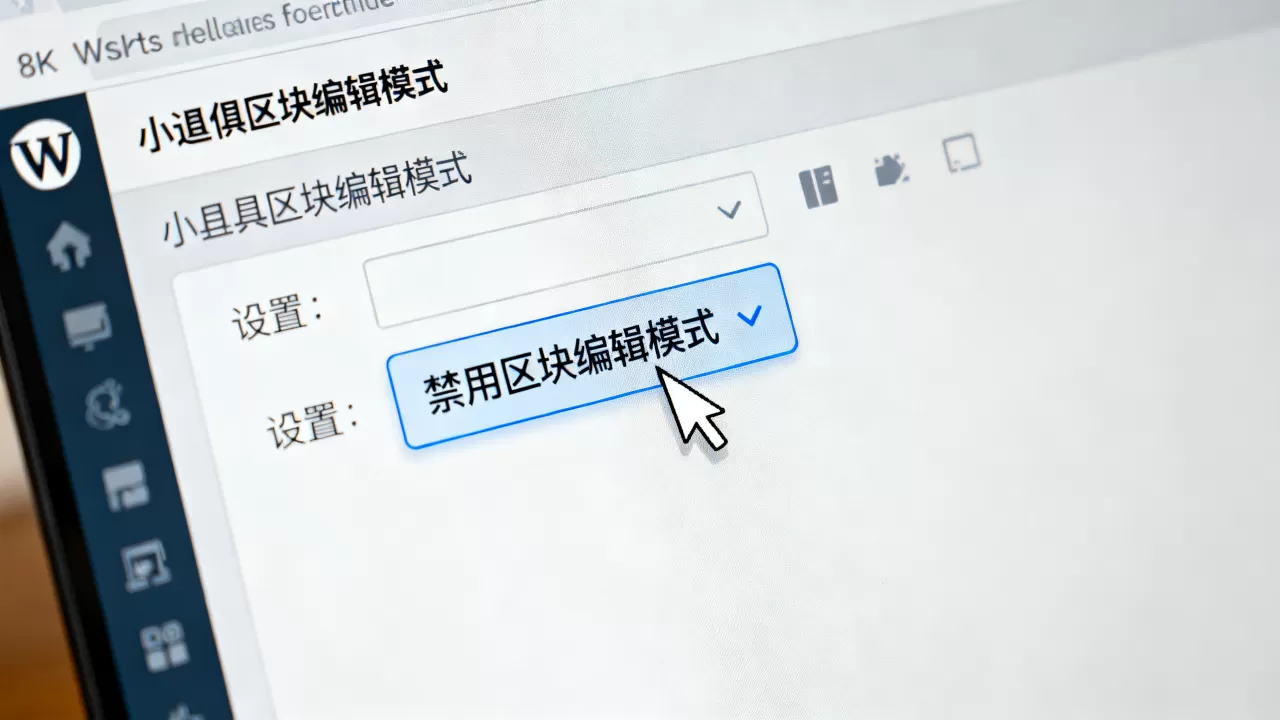 WordPress 5.8小工具区块编辑模式怎么禁用？如何关闭小工具区块
