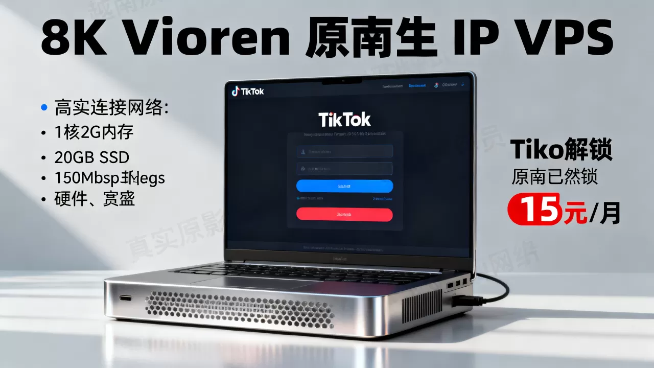 HostingViet越南便宜VPS永久7折优惠！越南原生IP VPS，解锁TikTok，15元/月/1核2G内存/20GB SSD/不限流量@150Mbps带宽