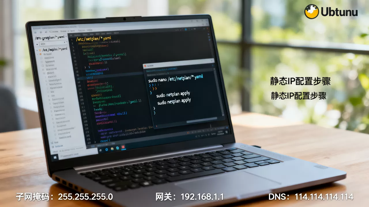 Ubuntu如何配置静态IP？Ubuntu配置静态IP地址命令