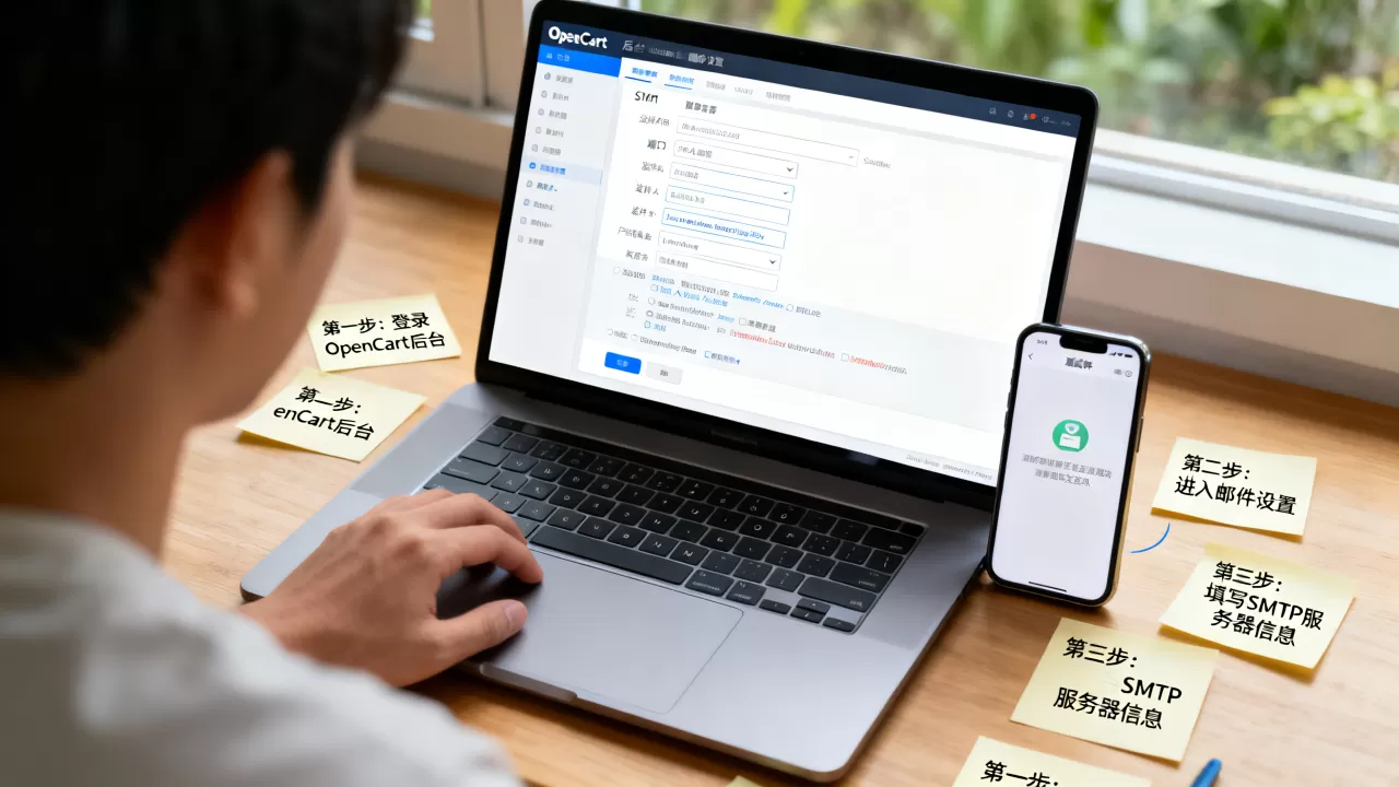 OpenCart如何配置SMTP发邮件？OpenCart设置SMTP邮箱教程