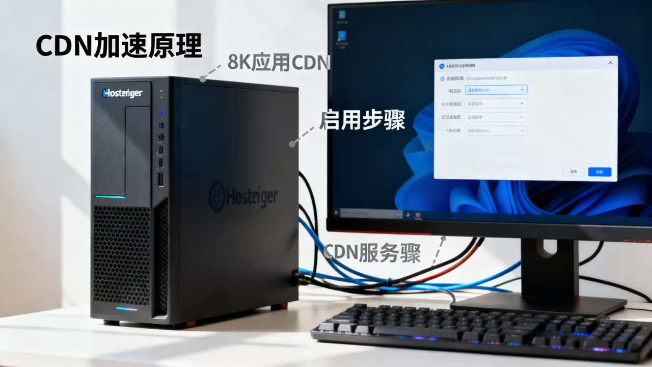 Hostinger主机如何启用CDN提高网站速度？CDN加速原理是什么